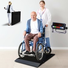Refurbished 1000lb Wheelchair Scale w/ Indicator Ultra Portable Durable ADA picture