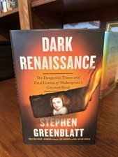 Dark Renaissance. Stephen Greenblatt. Signed 1st HC Ptg. Norton 2025 Fine Unread picture