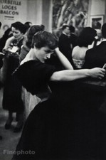 1953 HENRI CARTIER-BRESSON Paris Woman Fashion Charity Ball Gown Photo Gravure picture