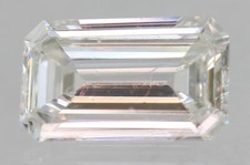 Certified 0.50 Carat F VS1 Emerald Natural Enhanced MINED Diamond 6.3x3.91mm picture
