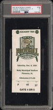 UND North Dakota NCAA Division II National Championship Ticket Stub PSA 2001 picture