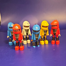 PLAYMOBIL Vintage Space Lot of 6 Astronaut Figures w/ Helmet Accessories picture