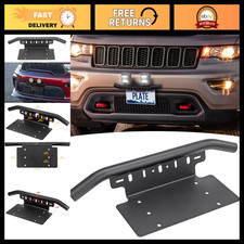 Universal Front Bumper License Plate Holder Bracket for Trucks SUVs ATVs 6x12 picture
