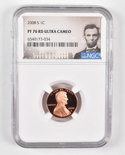 2008-S Lincoln Memorial Cent PF70 UCam NGC - Spl Lbl PR Proof picture