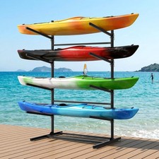 NAIZEA Kayak Storage Rack Heavy Duty Freestanding 4 Tier Kayak Holder Stand picture