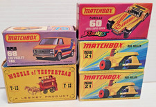 VINTAGE MATCHBOX EMPTY BOX LOT picture