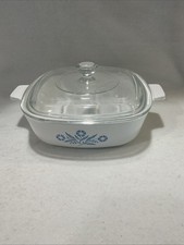 Corning Ware P-1-B 1-Quart Casserole Dish w/Lid • 