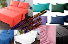 Superb Bed Sheet Set, Fitted, Flat, Pillowcases - Breathable & Soft, Deep Pocket picture