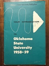 Vtg 1958 - 1959 Your Introduction to Oklahoma State University Student Guide OSU picture