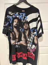 Vintage 1996 WWF WWE 2 Dudes with Attitude Shirt XL Shawn Michaels Diesel AOP picture