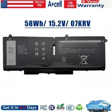 58Wh 07KRV FK0VR Battery For Dell Latitude 5330 5430 5530 7430 Precision 3570 picture