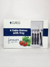 Cutco 4 Piece Table Knive Set With Tray Preowned Made In The USA #1759 KB picture
