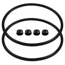 09985 Pressure Canner Sealing Ring Set for Presto 16 18 23 Quart 2PCS, Black picture