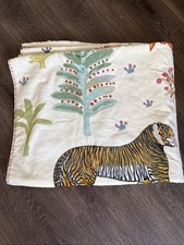 John Robshaw Home Oversized Cotton Animal Print Reversible Bath Beach Towel NEW picture