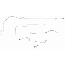 Classic Tube Brake Line Kit Complete Original Steel Standard Drum Single Exha... picture