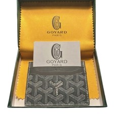 Goyard Saint Sulpice Gray Card Holder READ DESC picture