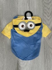 NEW Illumination's  Minions Halloween Dog Pet Costume Hooded Jumpsuit - Size S picture