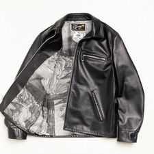Stussy x Junya Watanabe Leather Jacket - Birth of Venus - NWT - Medium picture