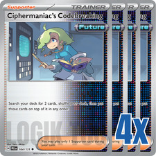 4x Ciphermaniac's Codebreaking 104/131 x4 - Prismatic Evolutions - Playset picture