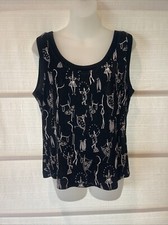 Softwear Mark Singer Slinky Juggler Ballerina Penguin Art To Wear Tank Top~L~EUC picture