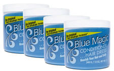 Blue Magic Conditioning Hair Dressing 12 oz, Dry, Anti Breakage, Nourishing x4 picture