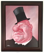 W. C. Fields Painting Original Art by Paul Alexander picture