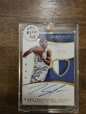 2015 Immaculate Collection Anthony Davis #314 Rookie Patch Aut /99 picture