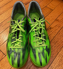Rare Adidas primeknit2.0 cleats Men's Green/Black size 10, company made 10K only picture