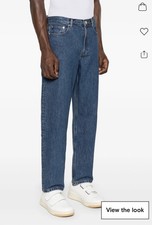 $340 NWOT Men’s A. P. C. Martin Jeans Blue Denim Pants Our Legacy APC 34 x 30 picture