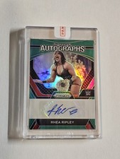 2024 Prizm WWE Superstar Autographs Rhea Ripley ✨️Just Recieved from Panini picture