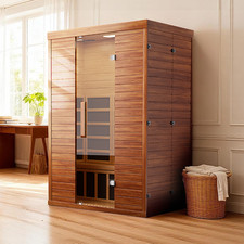 PABIMIA 2- Person Infrared Sauna, WiFi & BT and APP Control Indoor Sauna picture