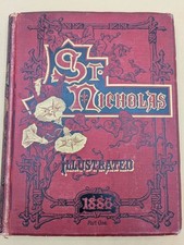 St Nicholas Magazine Young Folks 1886 Vol XIII Part 1 Antique Bound - DM37 picture