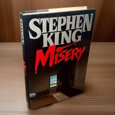 Misery by Stephen King 1987 [First Ed./First Print]$18.95 VIKING HC w/ DJ picture