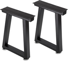 16 Inch Metal Bench Legs, Heavy Duty Coffee Table Legs, Trapezoid picture