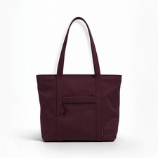 Vera Bradley Women's Cotton Vera Tote Bag – Mulled Wine picture