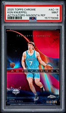 Topps 2025-26 Chrome Kon Knueppel RC Activators #AC-14 Magenta /399 PSA 9 picture