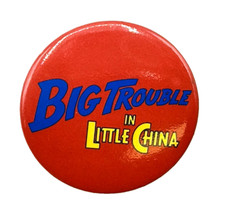 Official Vintage Big Trouble in Little China Promo Theater Usher Pin Button 2¼