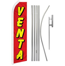 Venta Advertising Swooper Feather Flutter Flag & Pole Kit Sale Flag picture