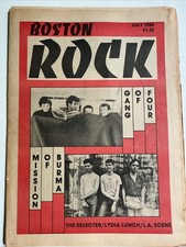 Boston Rock Magazine July 1980 Gang of Four Mission of Burma O.M.D. Punk Rock picture