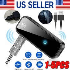 USB Wireless Bluetooth 5.0 Transmitter Receiver for Car Music Audio Aux Adap lot picture