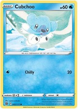 Cubchoo - 042/172 - Common (Lp) Brilliant Stars - Water Pokémon picture