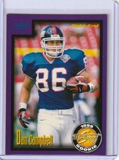 1999 Score #S-45 Dan Campbell RC Rookie Card New York Giants Detroit Lions picture