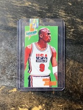 1992 Michael Jordan Team USA Basketball Green Gatorade Sticker #9 Sealed picture