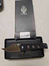 Kizer Junges N690 Steel Flipper  Black G10 V3551N3 Discontinued RARE COLLECTIBLE picture