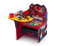Delta Children Chair Desk With Storage Bin Spider Man Arm Rest picture