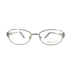 WM0001 BR Brown Womens Oval Full Rim Eyeglasses 52-16-135 b13 picture