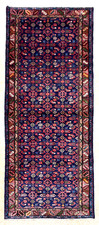 4x10 Vintage Hamedan Runner Rug Hand Knotted Wool Tribal Geometric Oriental Boho picture