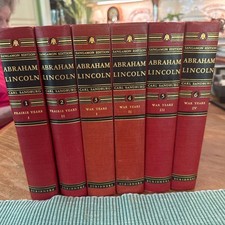 Abraham Lincoln Sangamon Edition 6 Box Set Hardcover by Carl Sandburg (1926) picture