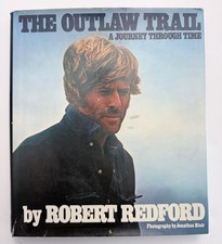 Robert Redford The Outlaw Trail Hardcover Vintage Western Photography Book VTG picture