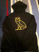 OVO Black Pullover Hoodie Gold Owl Men's XL picture